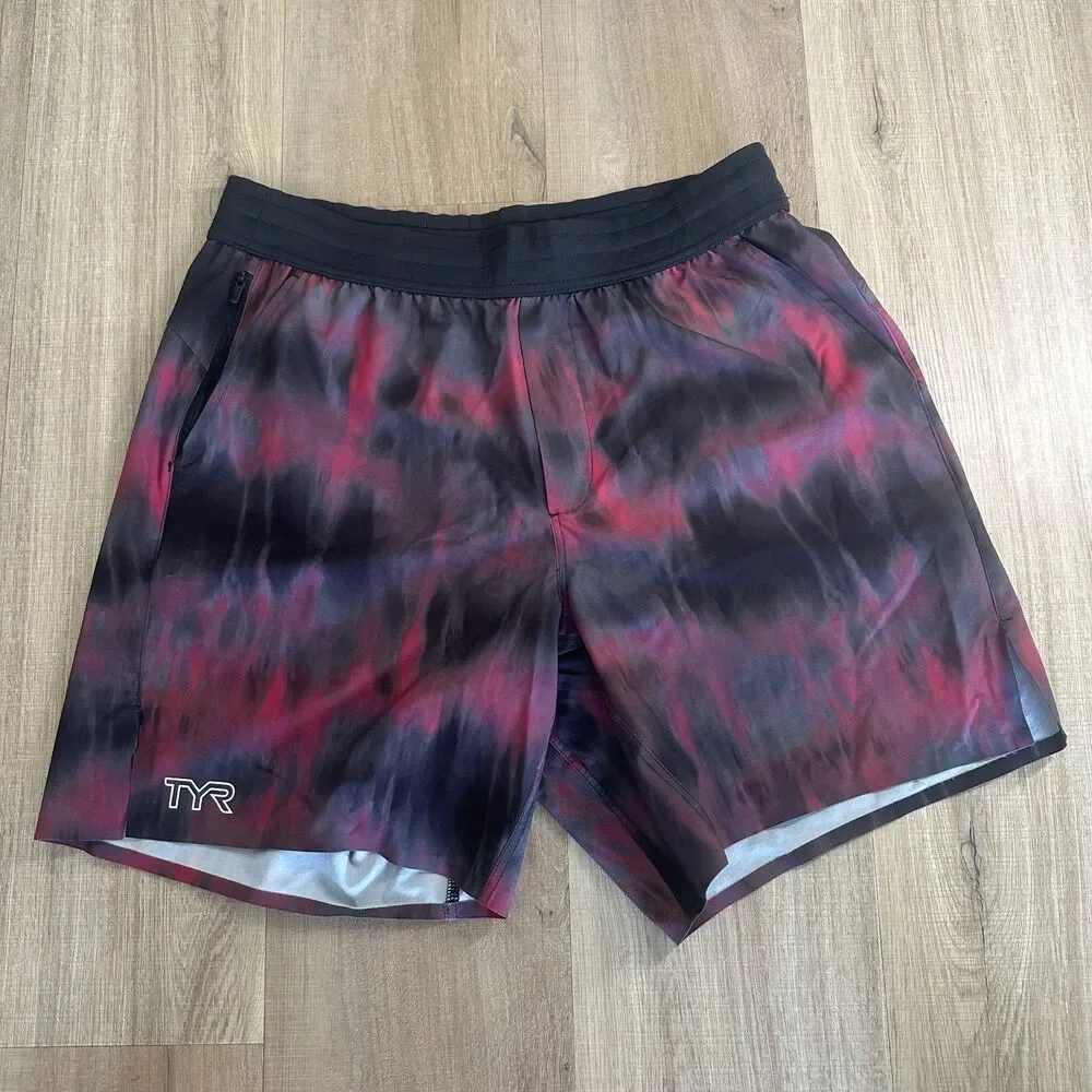 TYR Hydrosphere Mens Unlined Unbroken Shorts Spectrik Medium M